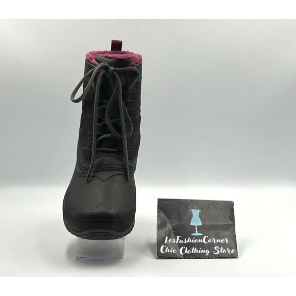The North Face Womens Black Stormkat Cold Weather Faux Fur Lined Boots Sz 9 3009 - Picture 16 of 16